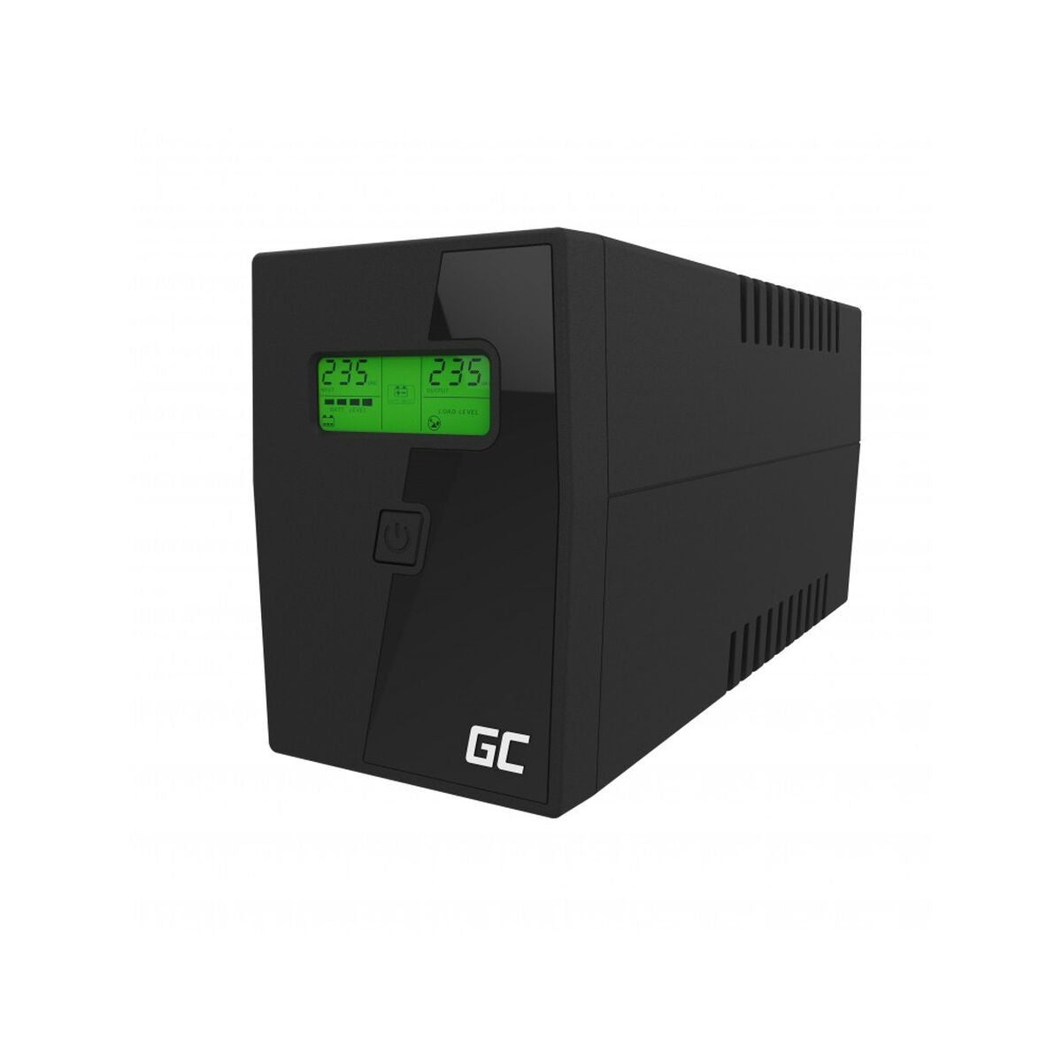 Green Cell UPS01LCD alimentation d'énergie non interruptible Interactivité de ligne 0,6 kVA 360 W 2 sortie(s) CA