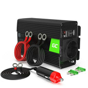 Green Cell INV02DE adaptateur de puissance & onduleur Auto 300 W Noir