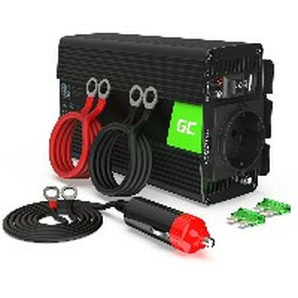 Green Cell INV05DE adaptateur de puissance & onduleur Auto 300 W Noir
