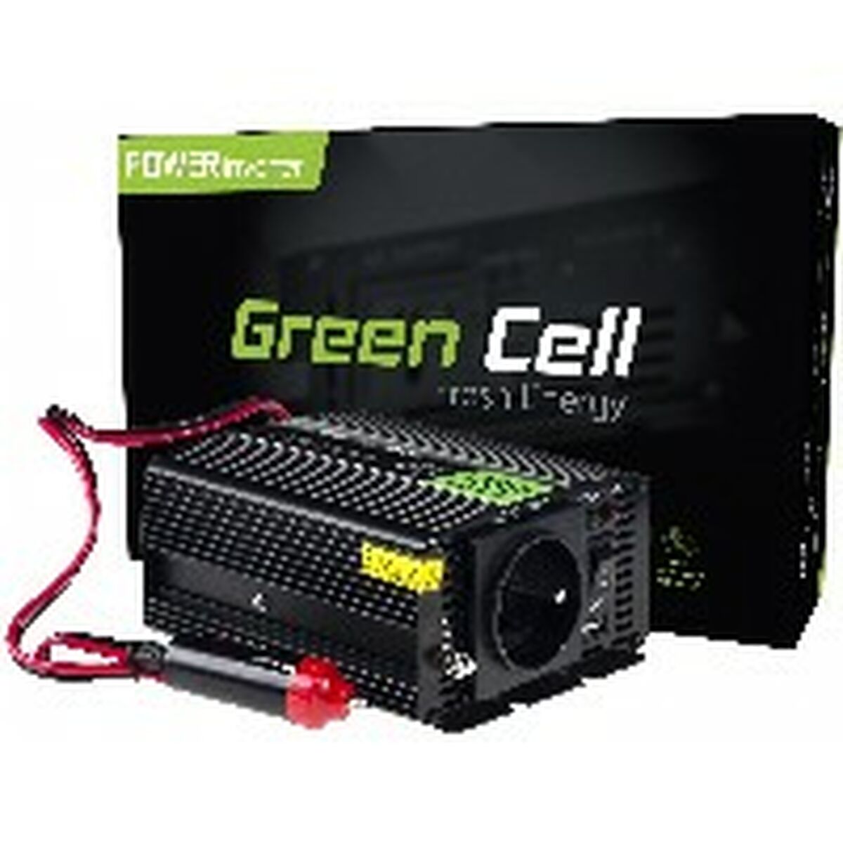 Green Cell INV06 adaptateur de puissance & onduleur Auto 150 W Noir