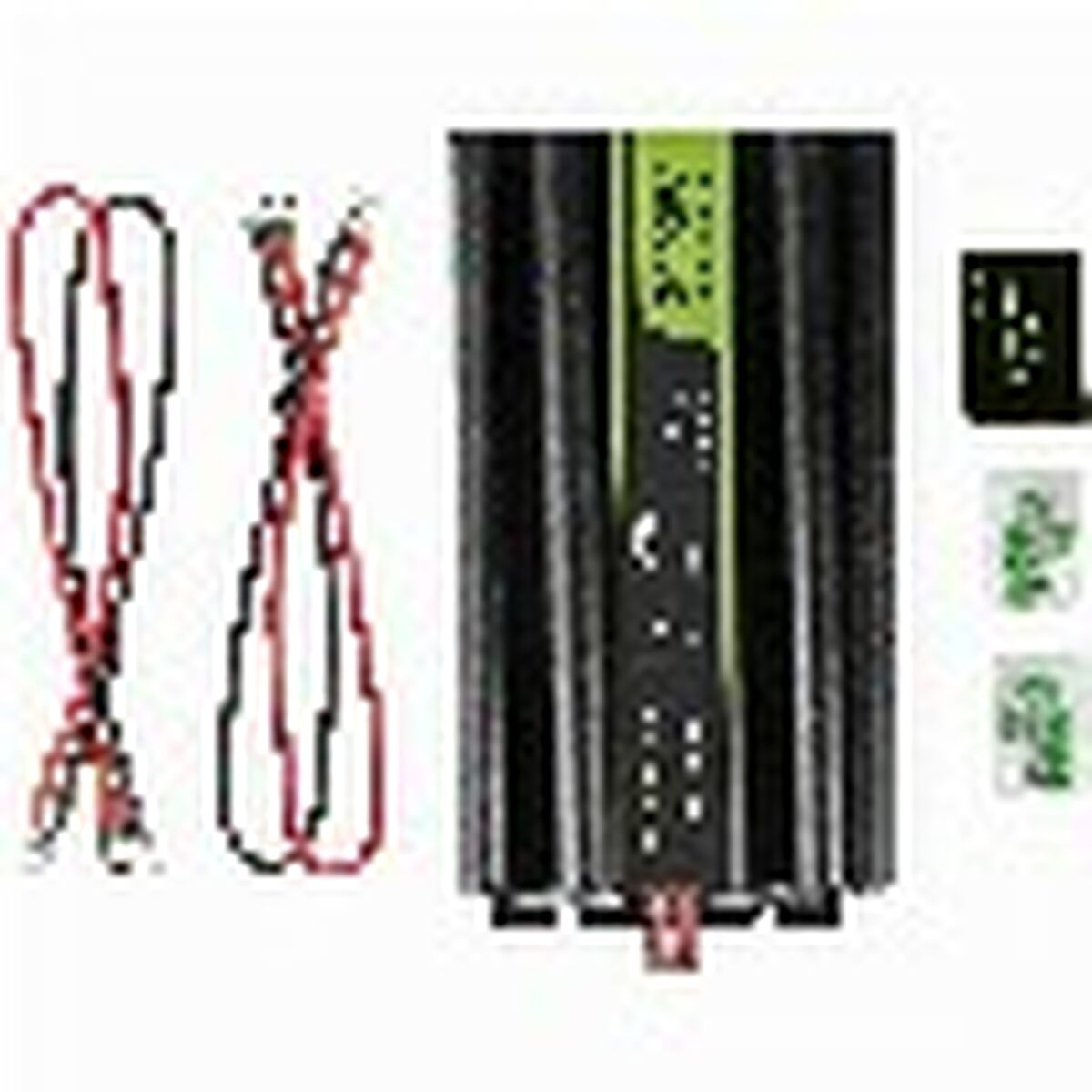 Green Cell INV10 adaptateur de puissance & onduleur Auto 2000 W Noir