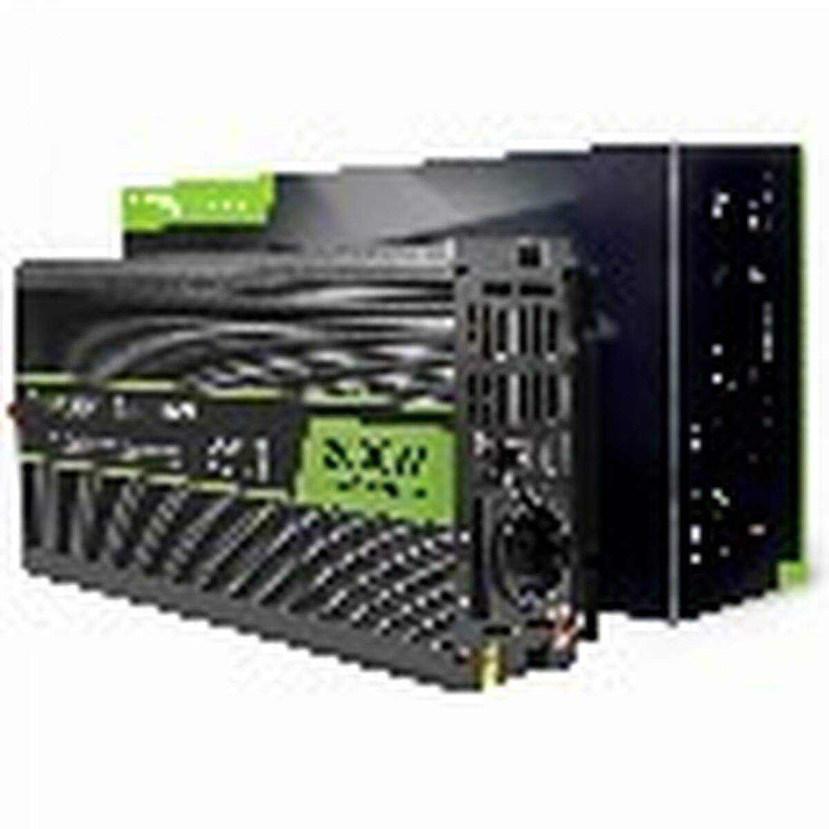 Green Cell INV10 adaptateur de puissance & onduleur Auto 2000 W Noir