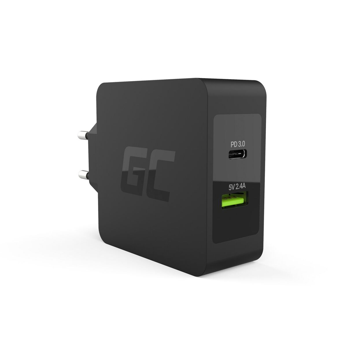 Green Cell CHAR10 chargeur d'appareils mobiles Noir Intérieure