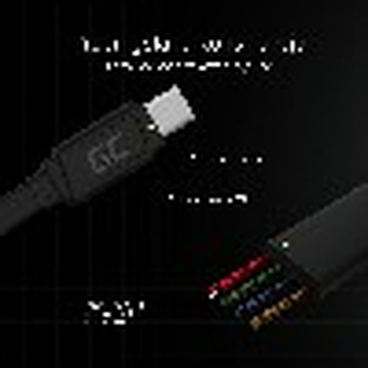 Green Cell KABGC03 câble USB 0,25 m USB A USB C Noir