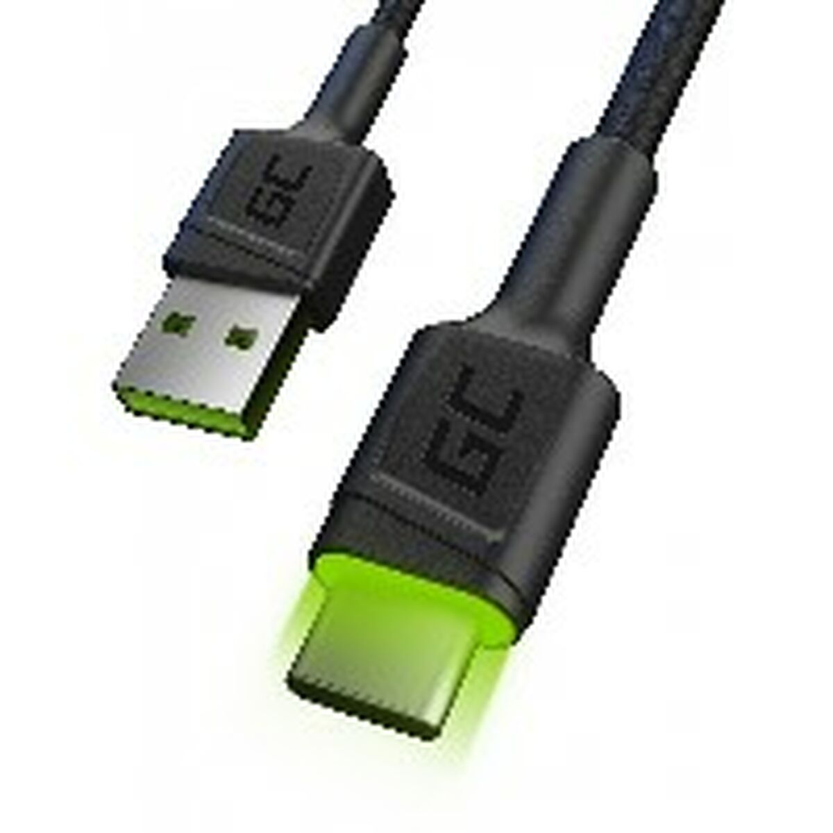 Green Cell KABGC13 câble USB 2 m USB 2.0 USB A USB C Noir