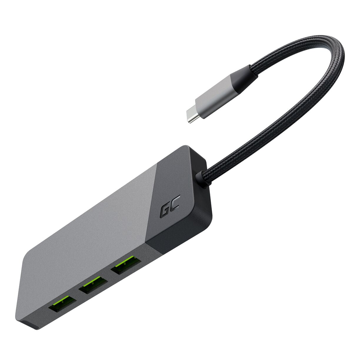 Green Cell HUBGC01 - USB Type-C - HDMI - USB 3.2 Gen 2 (3.1 Gen 2) Type-A - USB 3.2 Gen 2 (3.1 Gen 2) Type-C - MicroSD (TransFlash) - SD - 5000 Mbit/s - 60 Hz -