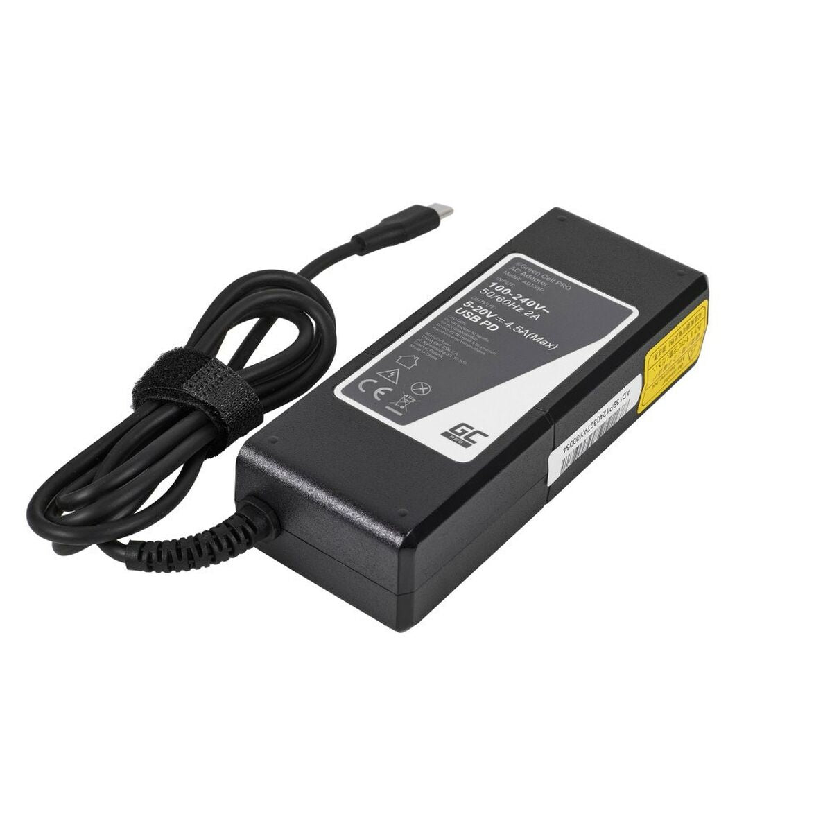 Green Cell AD139P Adaptateur PRO USB-C 90W pour ordinateurs portables, tablettes, téléphones