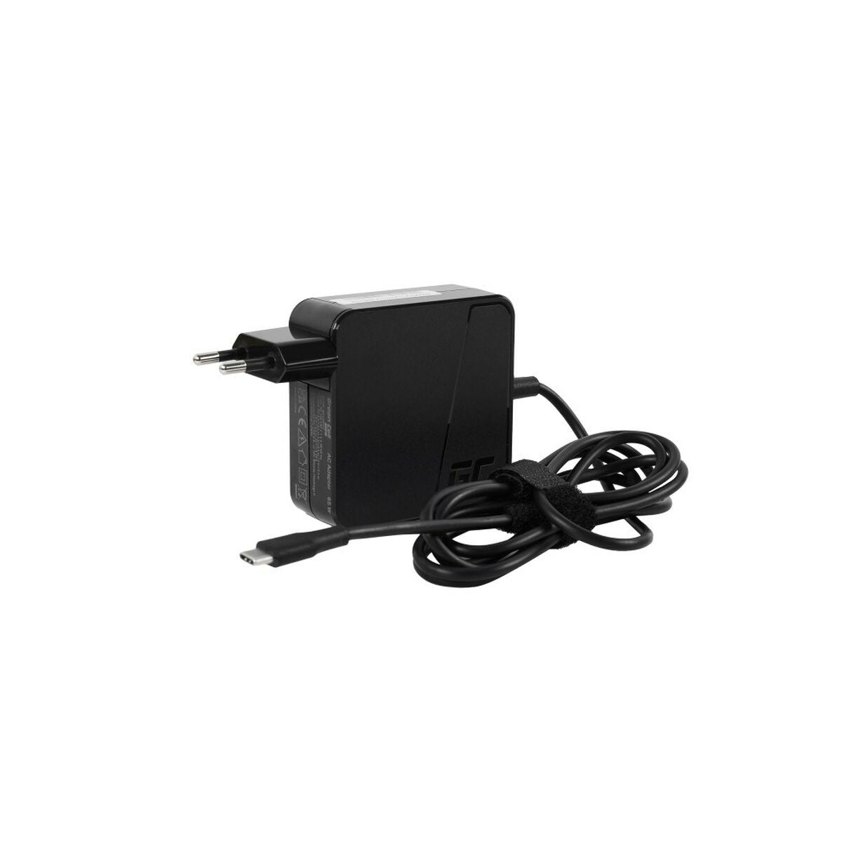 Green Cell AD134PV2 Adaptateur PRO USB-C 65W pour ordinateurs portables, tablettes, téléphones