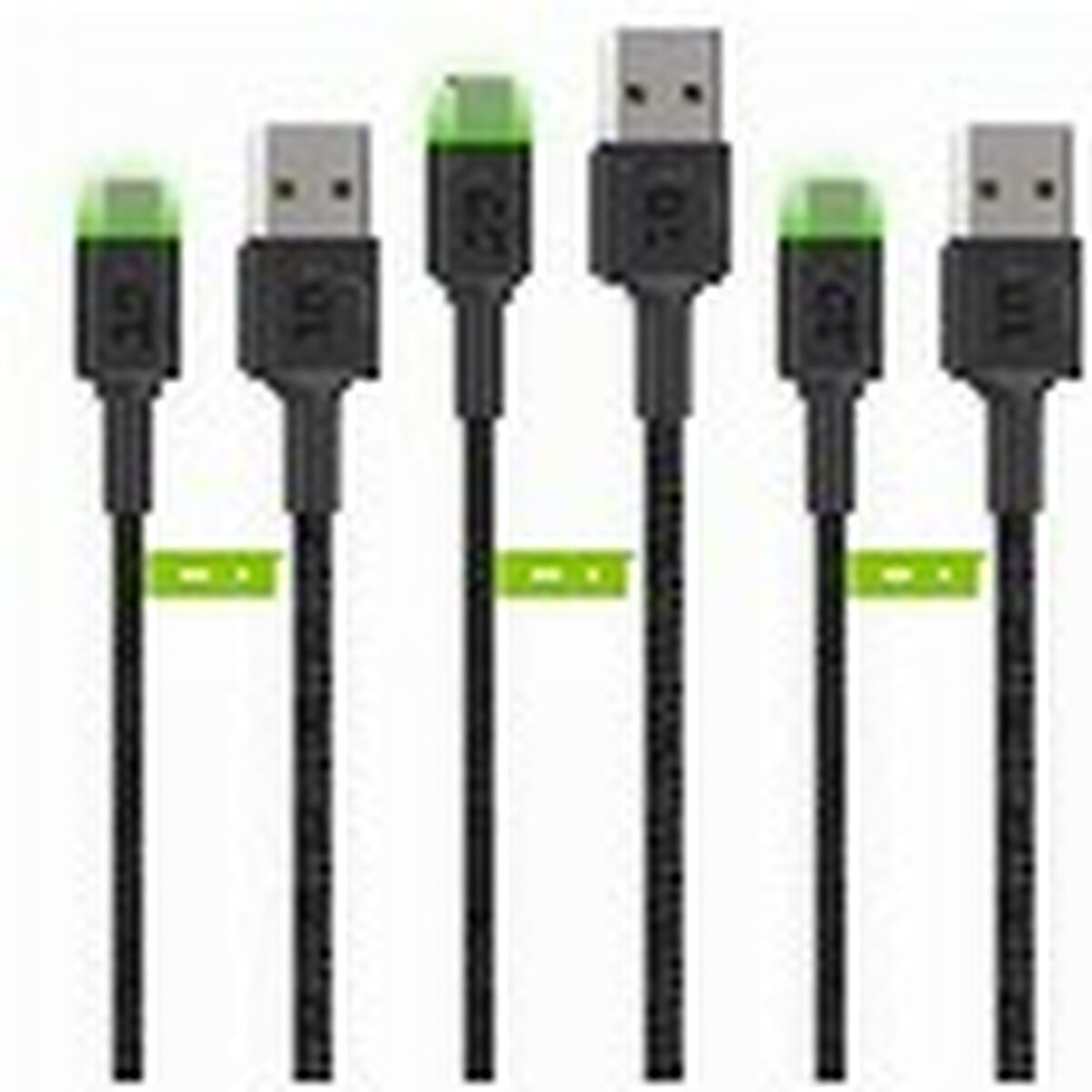 Green Cell KABGCSET03 câble USB 2 m USB A USB C Noir