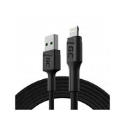 Green Cell KABGC18 câble Lightning 2 m Noir