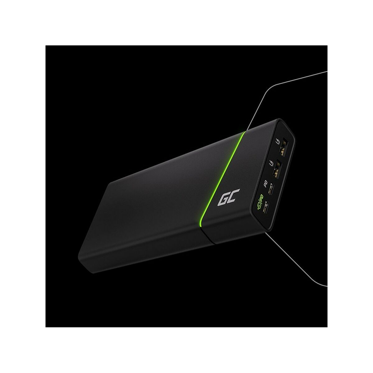 Green Cell PowerPlay Ultra banque d'alimentation électrique Lithium-Ion (Li-Ion) 26800 mAh Graphite