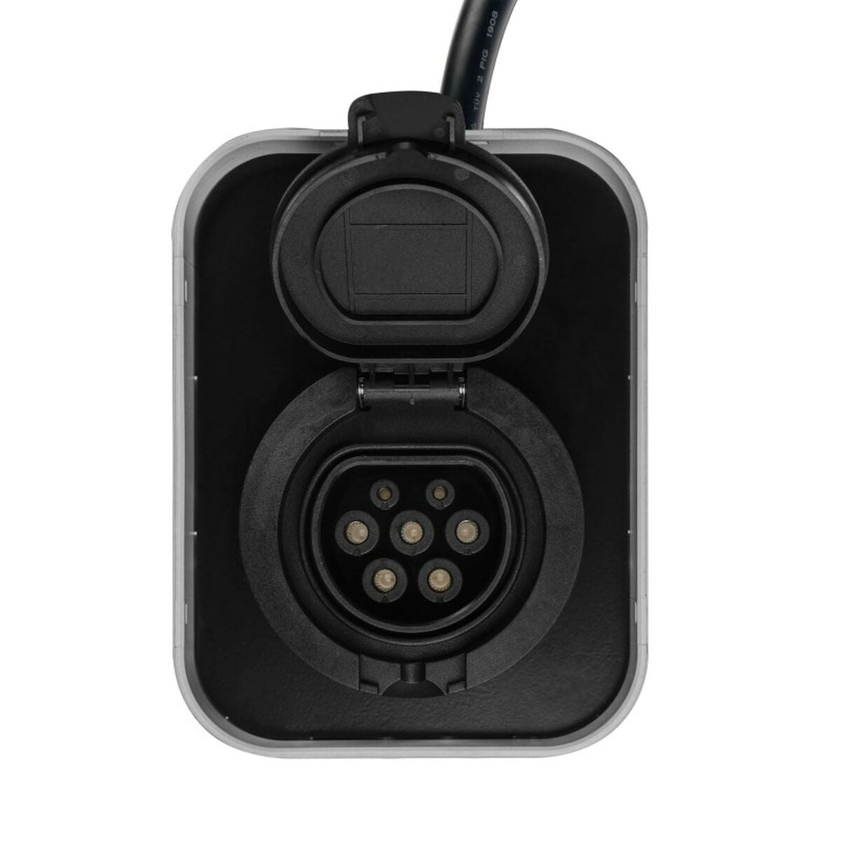 Chargeur Wallbox Green Cell EV Powerbox RFID 22KW avec prise de type 2