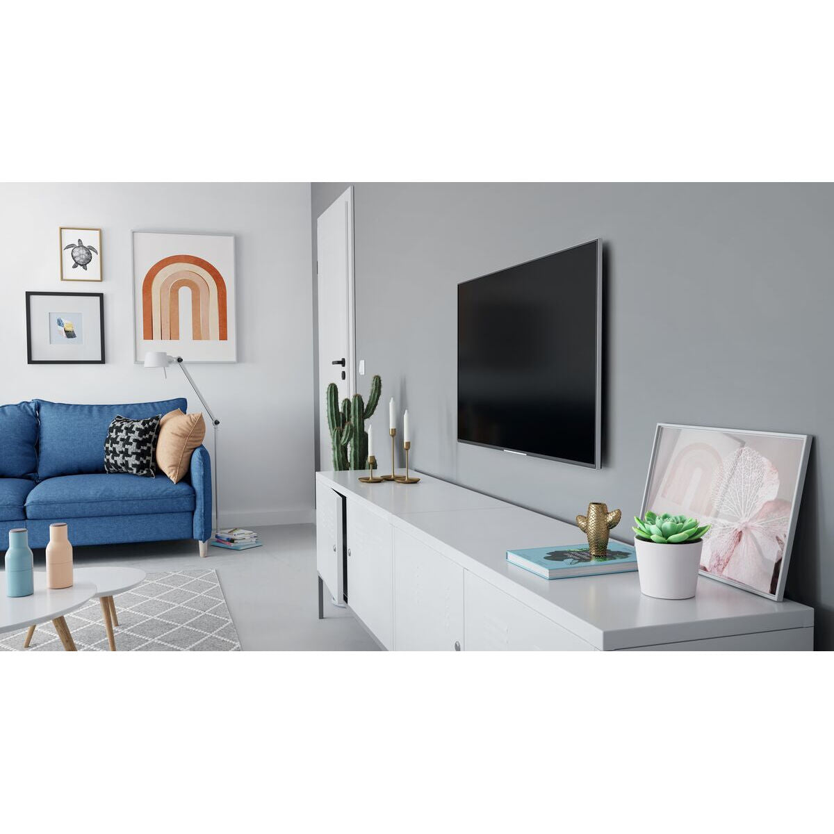 VOGEL S Support mural fixe TVM 1605 pour écrans 40-100"