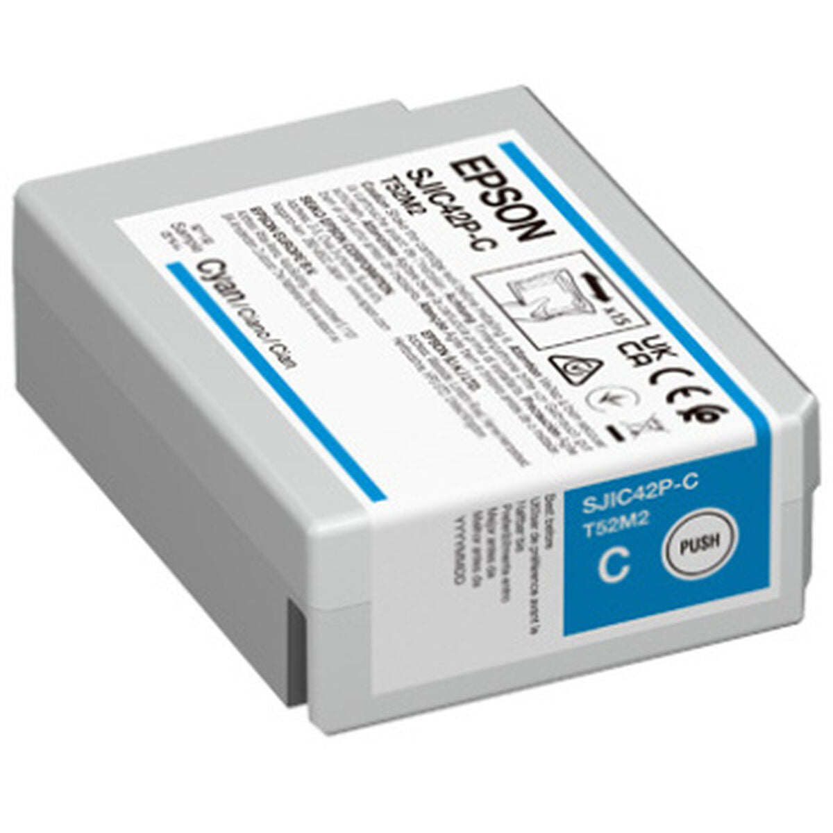 Epson SJIC42P-C cartouche d'encre 1 piece(s) Original Cyan