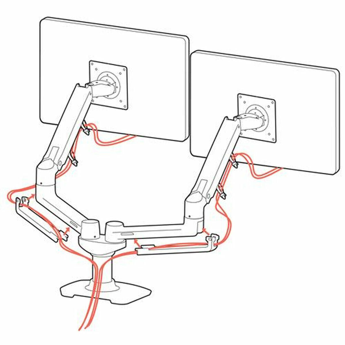 45-245-026/LX Dual Side-by-Side Arm