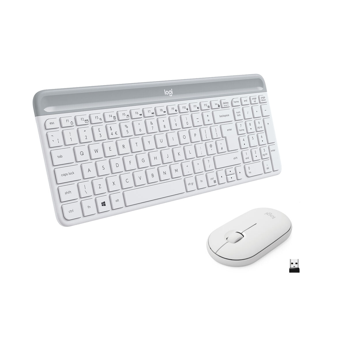 Slim Wireless Keyboard Mouse Combo MK470