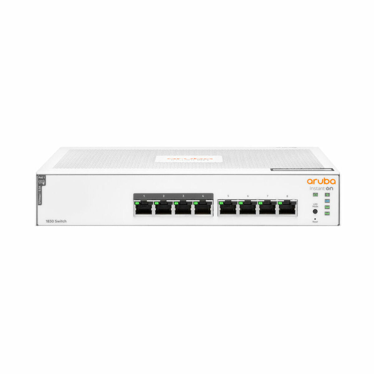 HPE Networking Instant On 1830 8G 4p Class4 PoE 65W Switch Commutateur intelligent 4 x 10/100/1000 + 4 x 10/100/1000 PoE+
