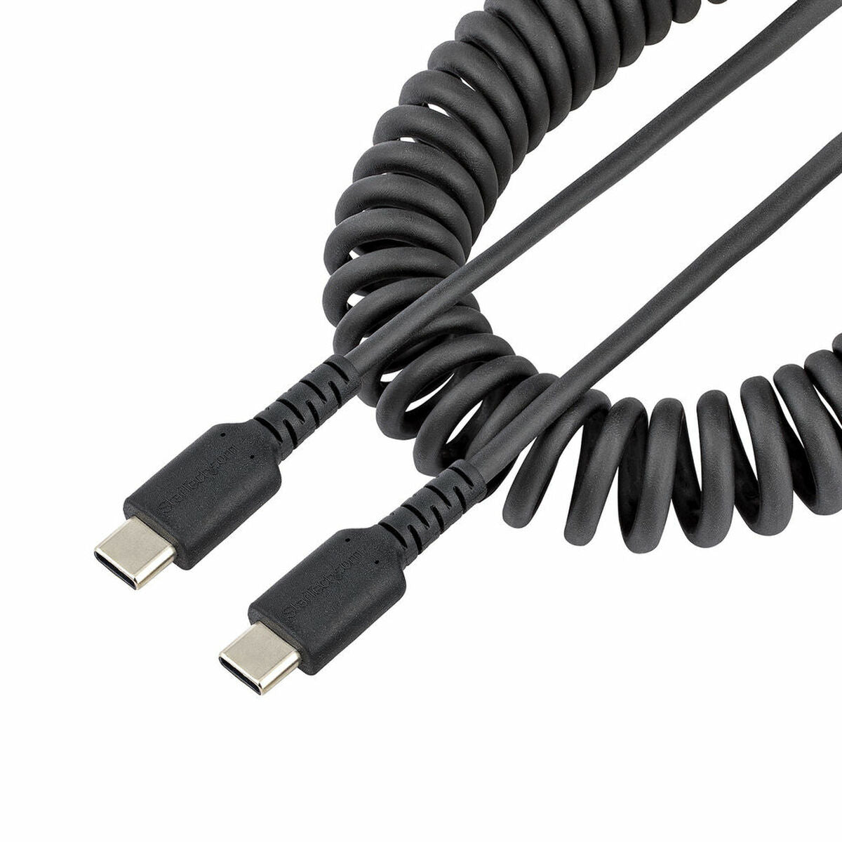 3ft USB C Charging Cable Coiled M/M