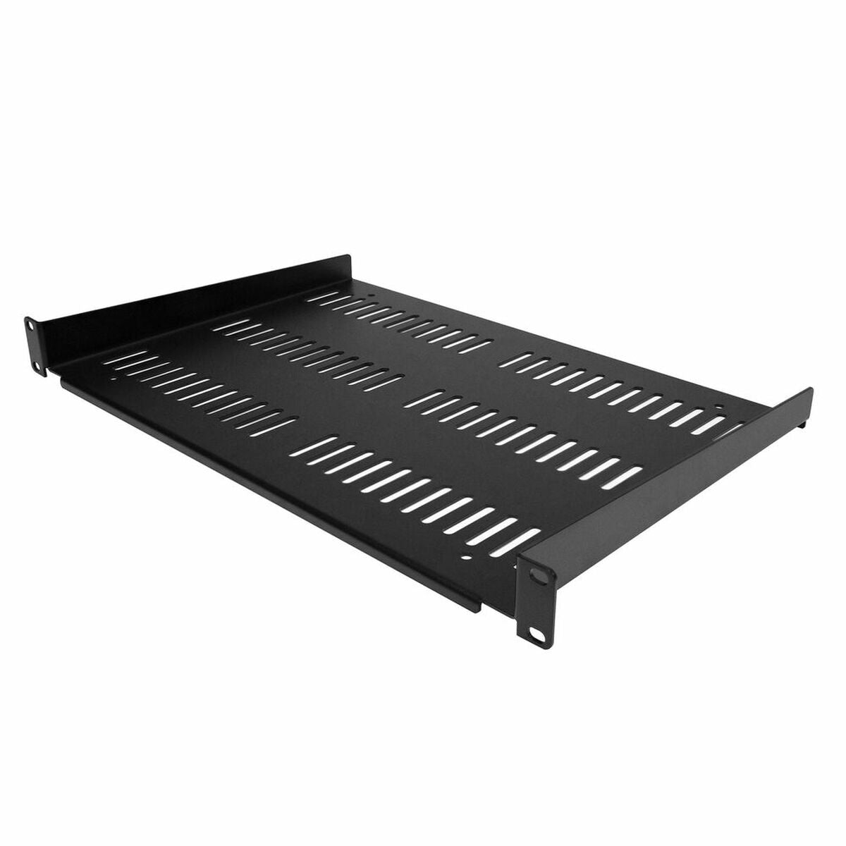 1U Vented Server Rack Cabinet Shelf 12in