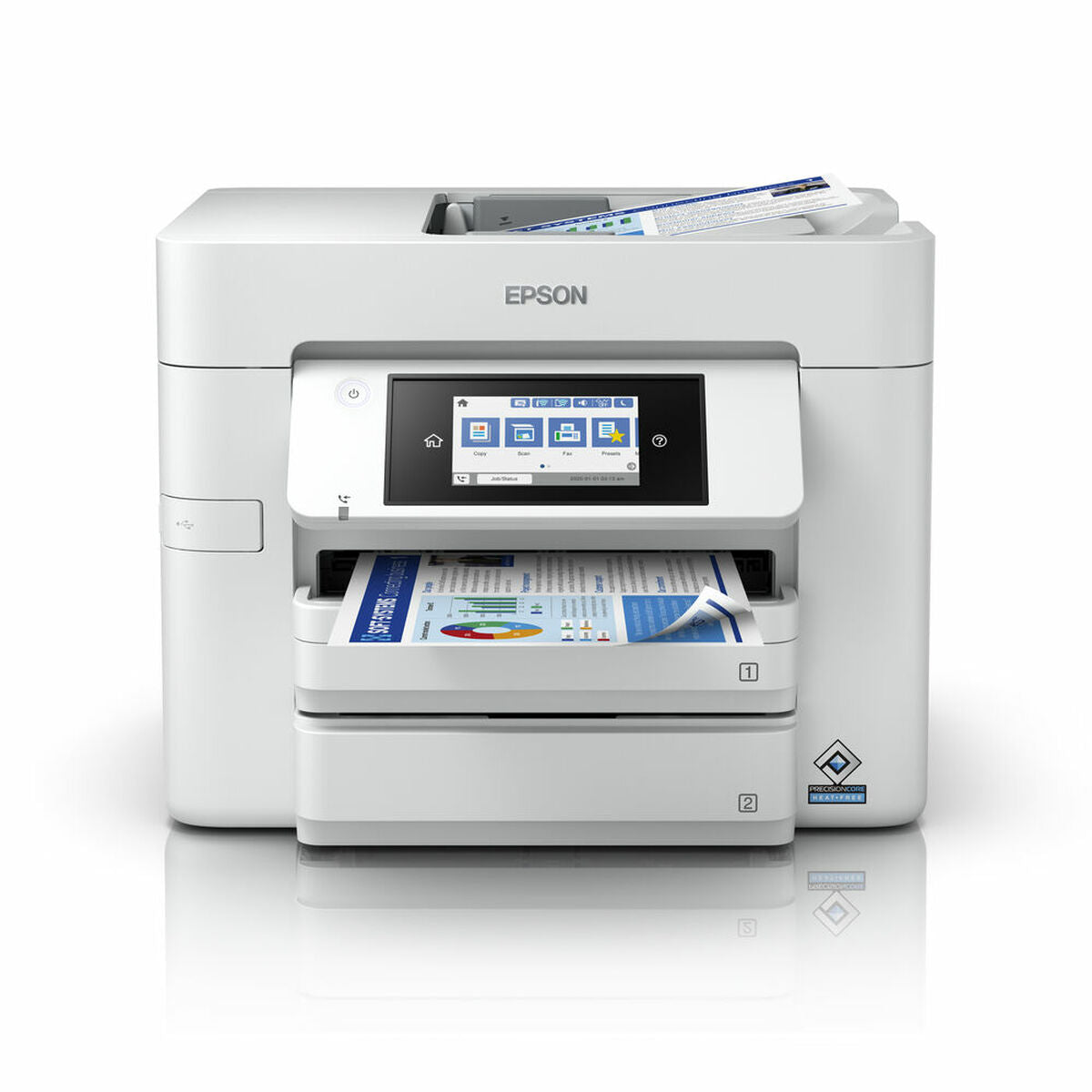EPSON WorkForce Pro WF-C4810DTWF MFP colour ink-jet A4 36ppm print 500 sheets USB 2.0 LAN Wi-Fi USB host