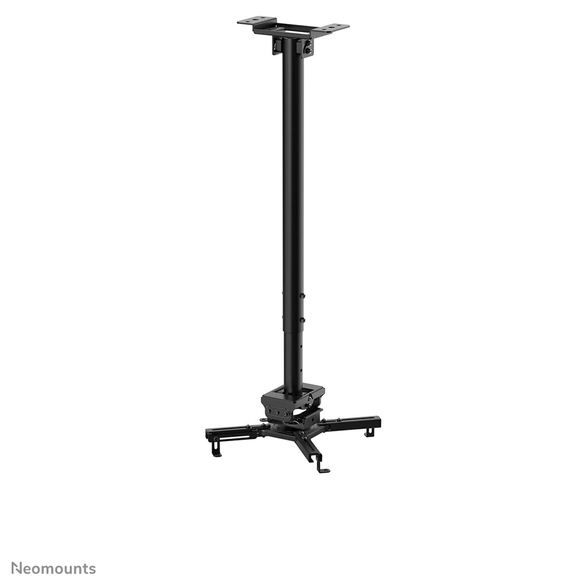NEOMOUNTS CL25-550BL1 Support de plafond pour vidéoprojecteur - h 74.5-114.5 cm - installation facile - orientable
