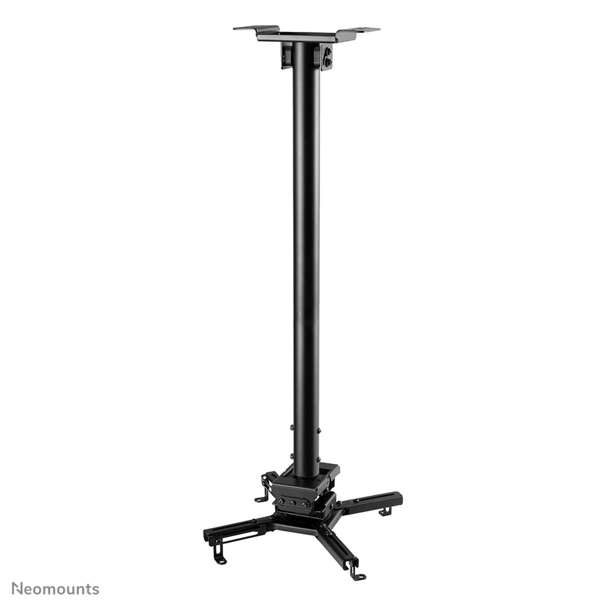 NEOMOUNTS CL25-550BL1 Support de plafond pour vidéoprojecteur - h 74.5-114.5 cm - installation facile - orientable
