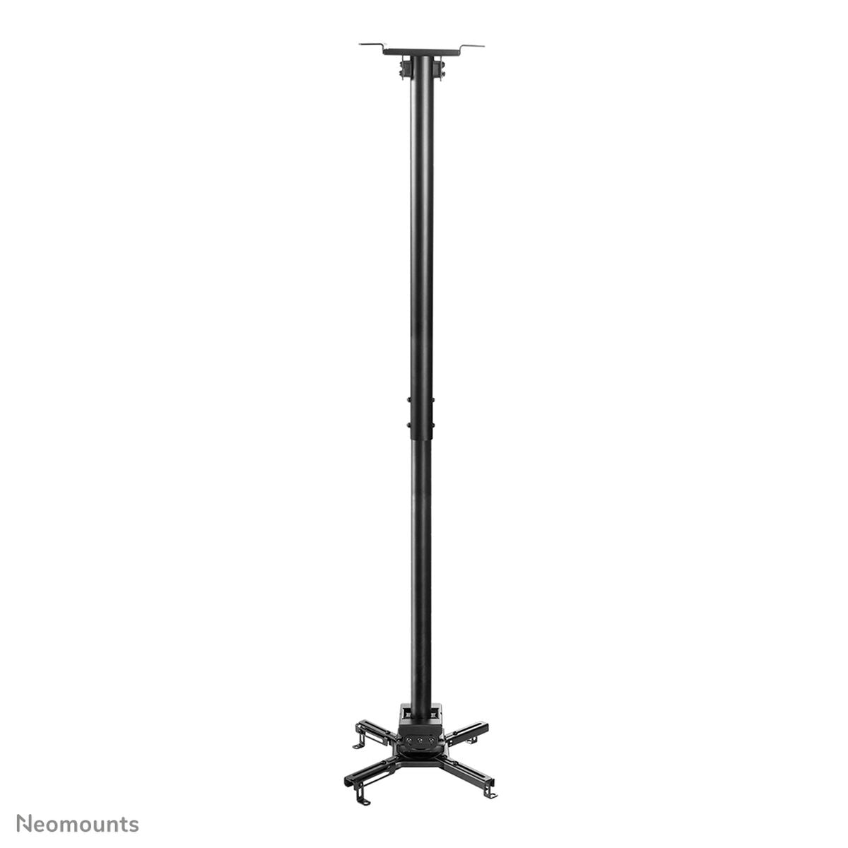 NEOMOUNTS CL25-550BL1 Support de plafond pour vidéoprojecteur - h 74.5-114.5 cm - installation facile - orientable