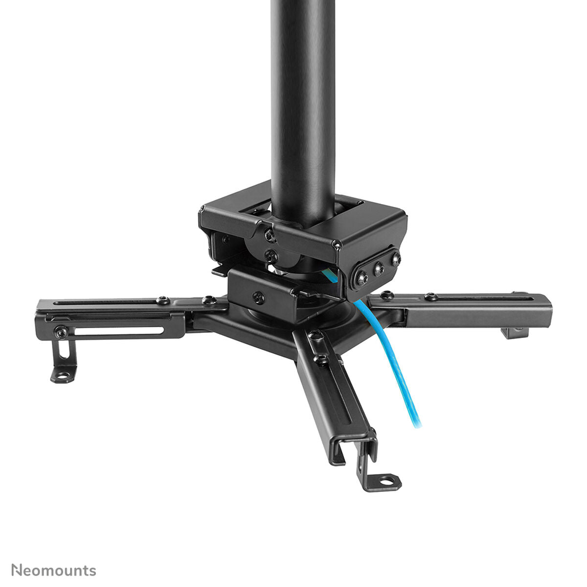 NEOMOUNTS CL25-550BL1 Support de plafond pour vidéoprojecteur - h 74.5-114.5 cm - installation facile - orientable