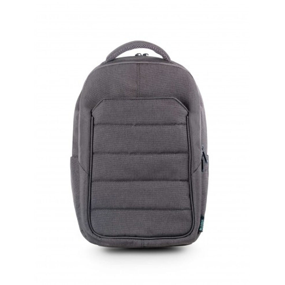 URBAN FACTORY Eco-designed laptop backpack made from recycled PET. Its structure is reinforced with high density foam
