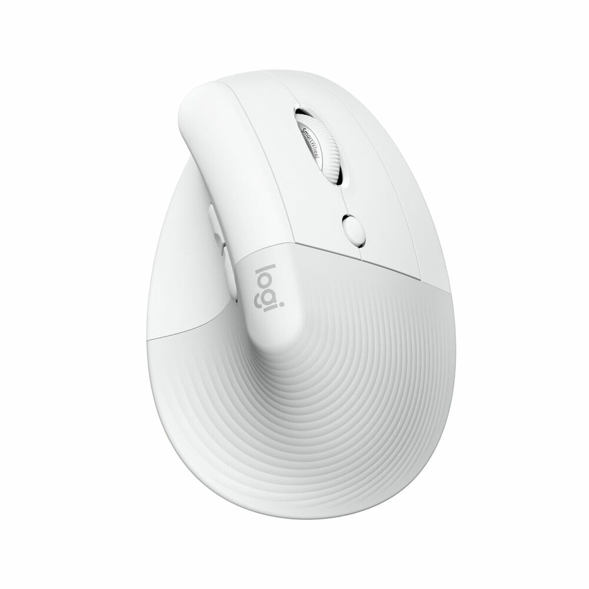 LOGITECH Lift for Business Vertical mouse ergonomic 6 buttons wireless Bluetooth 2.4 GHz Bolt USB receiver off-white
