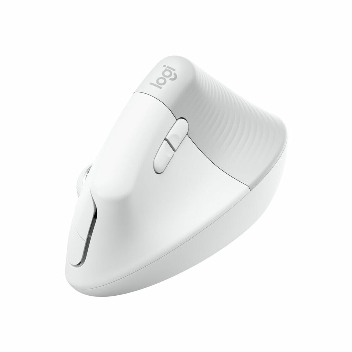 LOGITECH Lift for Business Vertical mouse ergonomic 6 buttons wireless Bluetooth 2.4 GHz Bolt USB receiver off-white