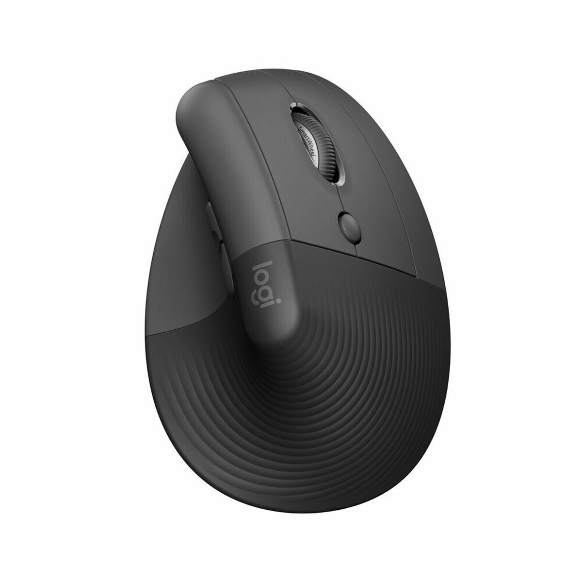 LOGITECH Lift for Business Vertical mouse ergonomic 6 buttons wireless Bluetooth 2.4 GHz Bolt USB receiver graphite