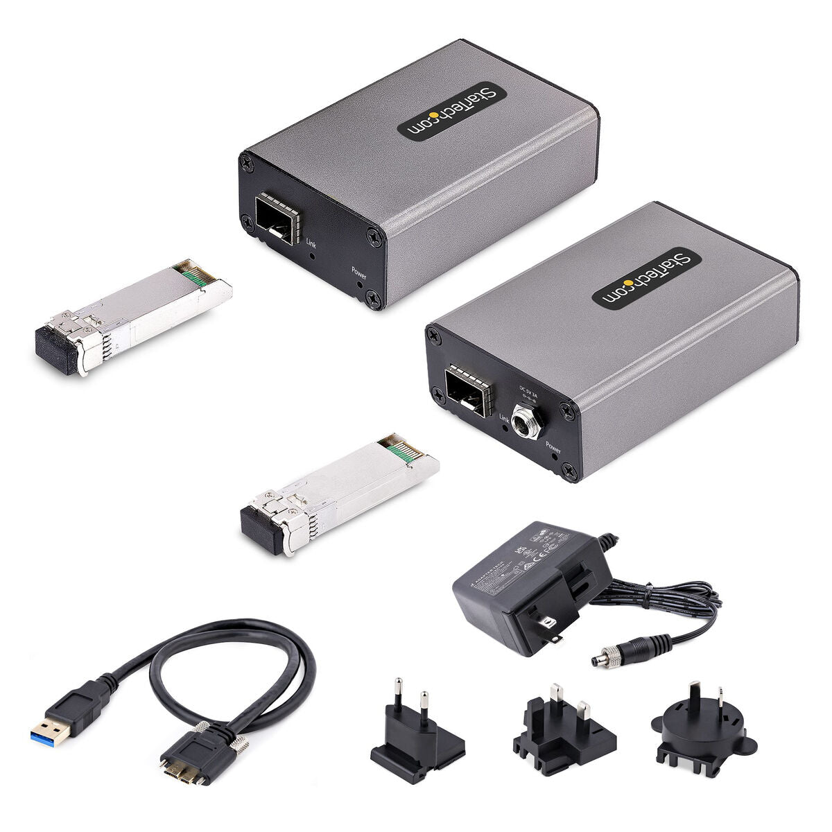 2-Port USB 3.0 Extender over Fiber Optic