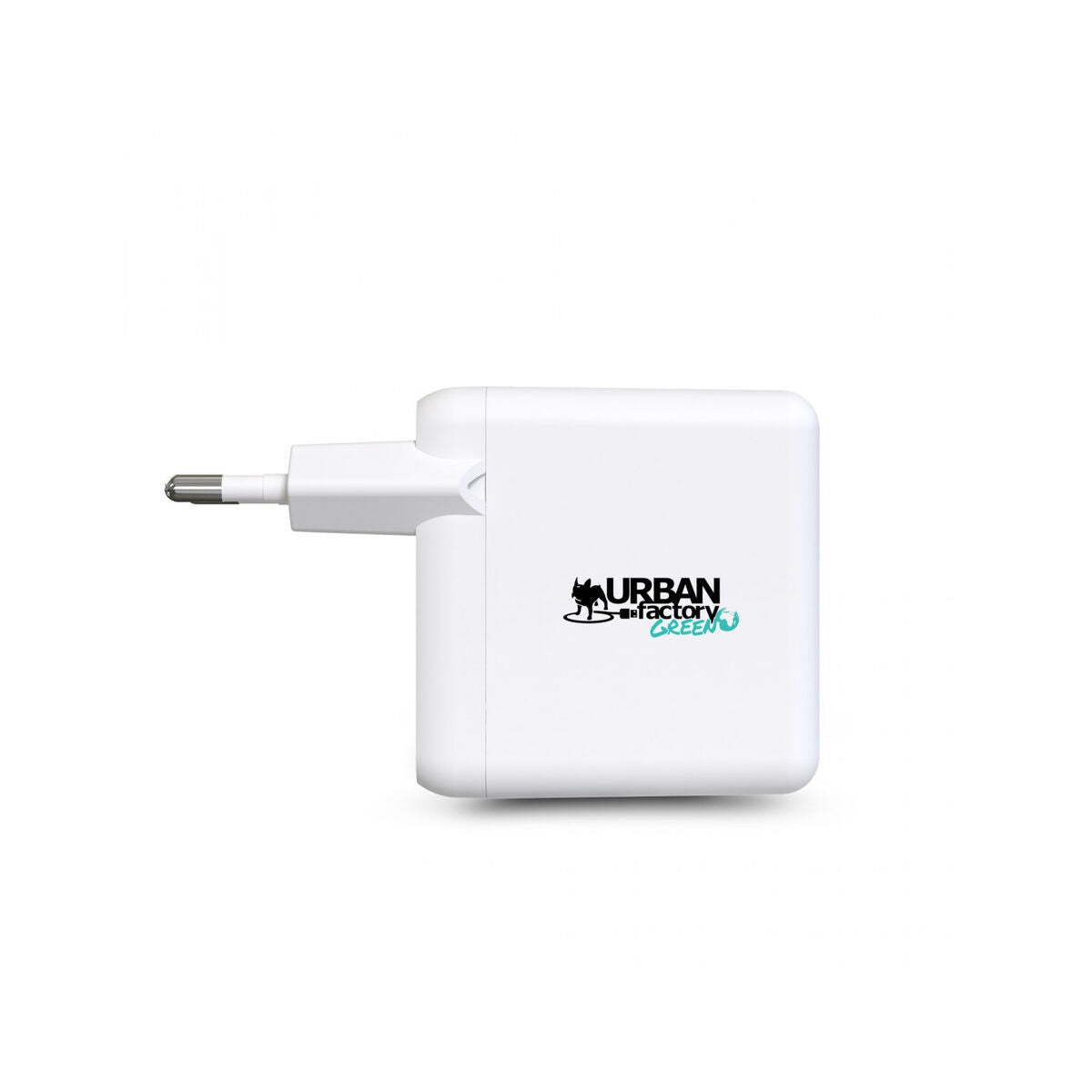 URBAN FACTORY Chargeur secteur GaN USB-C Eco-conçu 65W