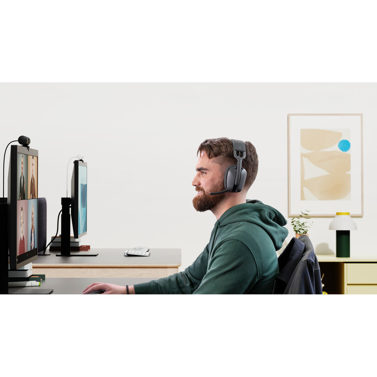 LOGITECH Zone Vibe Wireless UC headset - GRAPHITE A00167/A00172 UC MFI - EMEA-914