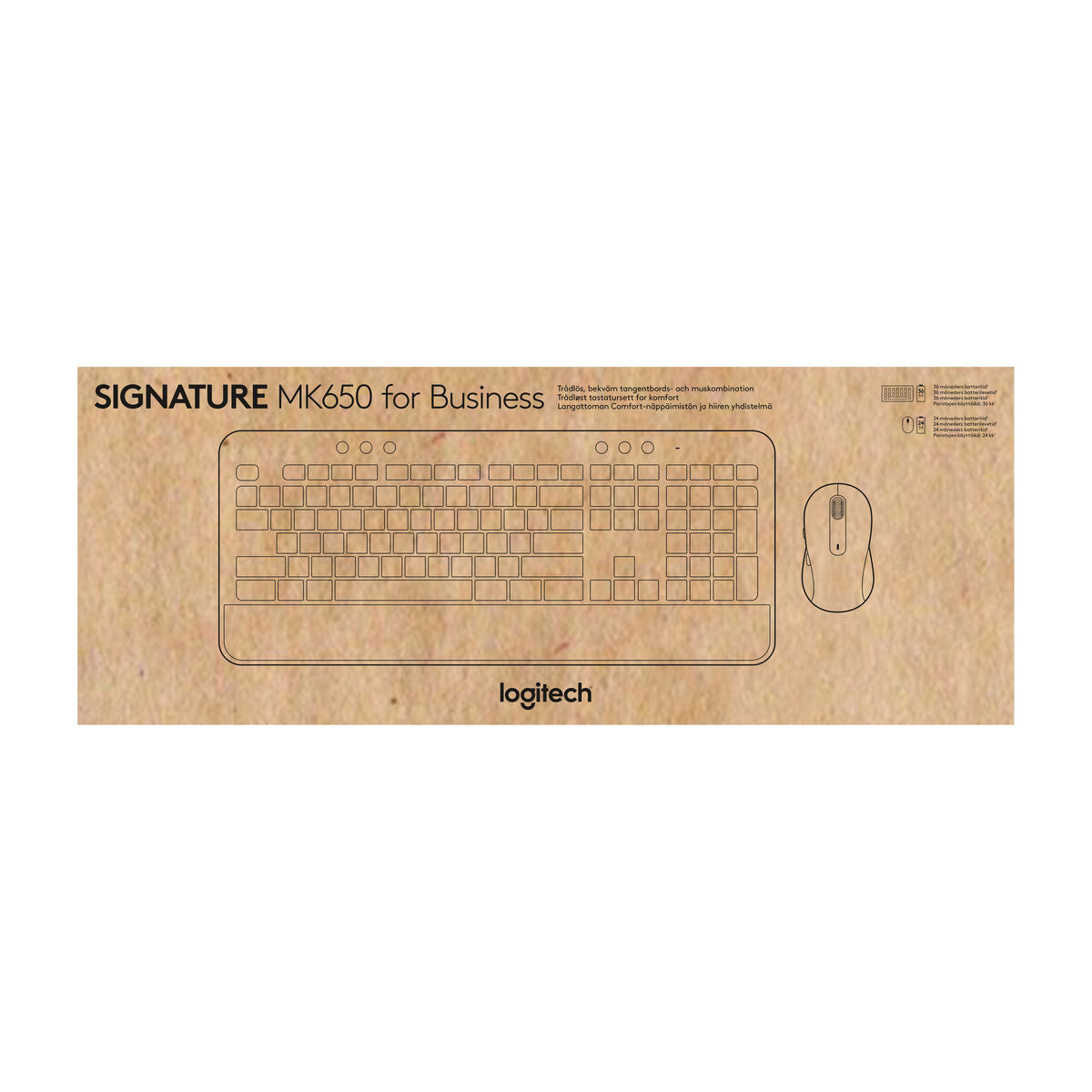Logitech Signature MK650 Combo for Business clavier Souris incluse Bureau Bluetooth QWERTZ Allemand Blanc