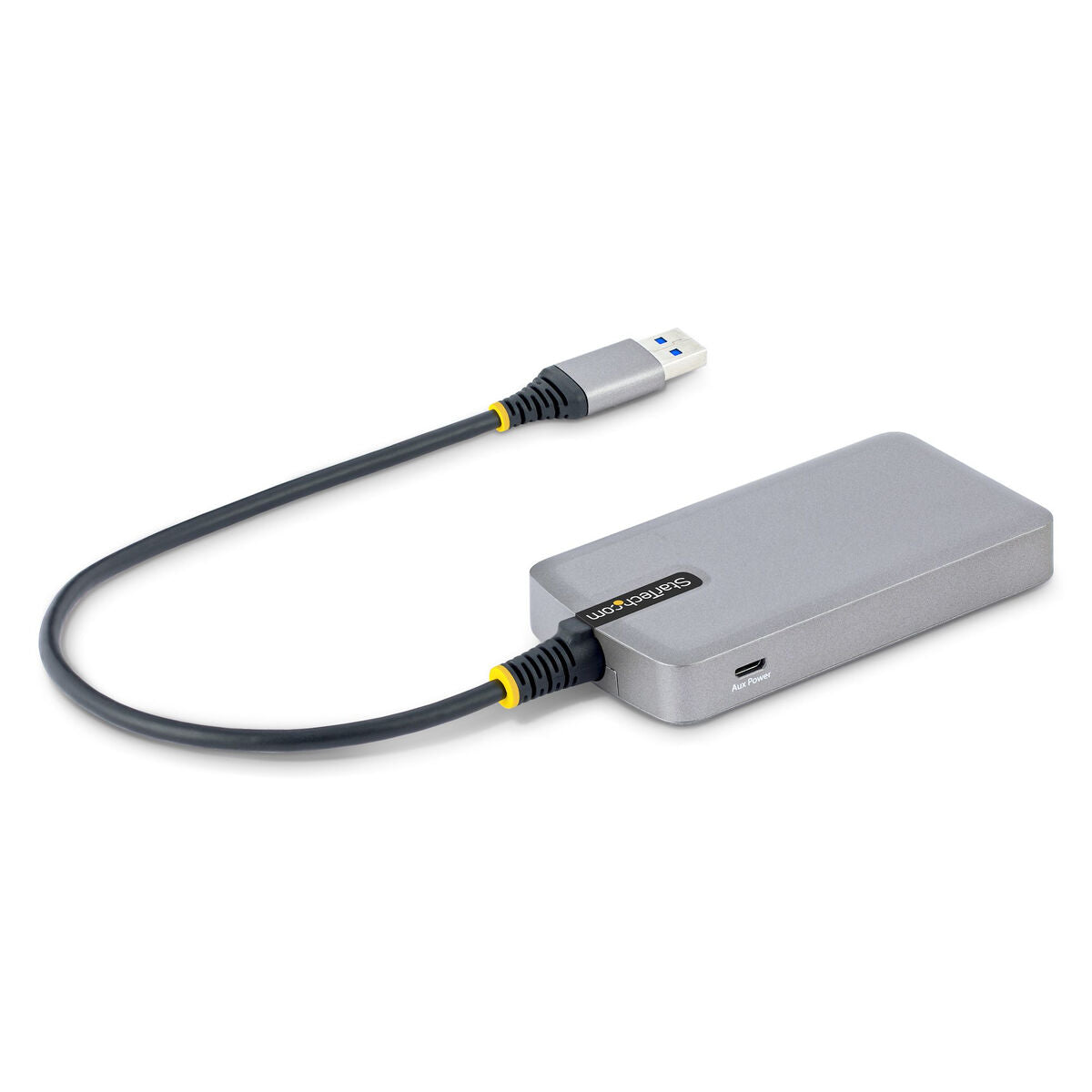 3-Port USB Hub w/GbE Ethernet Adapter