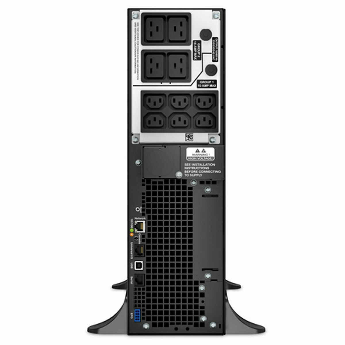 APC Smart-UPS SRT 5000VA UPS Rack AC 230V 4500Watt 5000VA Ethernet 10/100 USB output connectors 12 3U BK