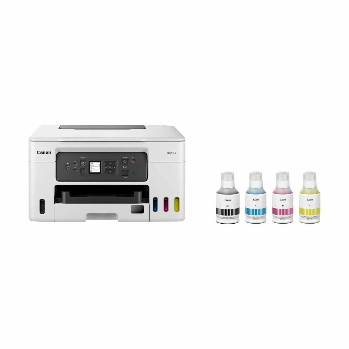 CANON MAXIFY GX3050 MFP colour ink-jet refillable A4 18 ipm print 350 sheets USB 2.0 Wi-Fi