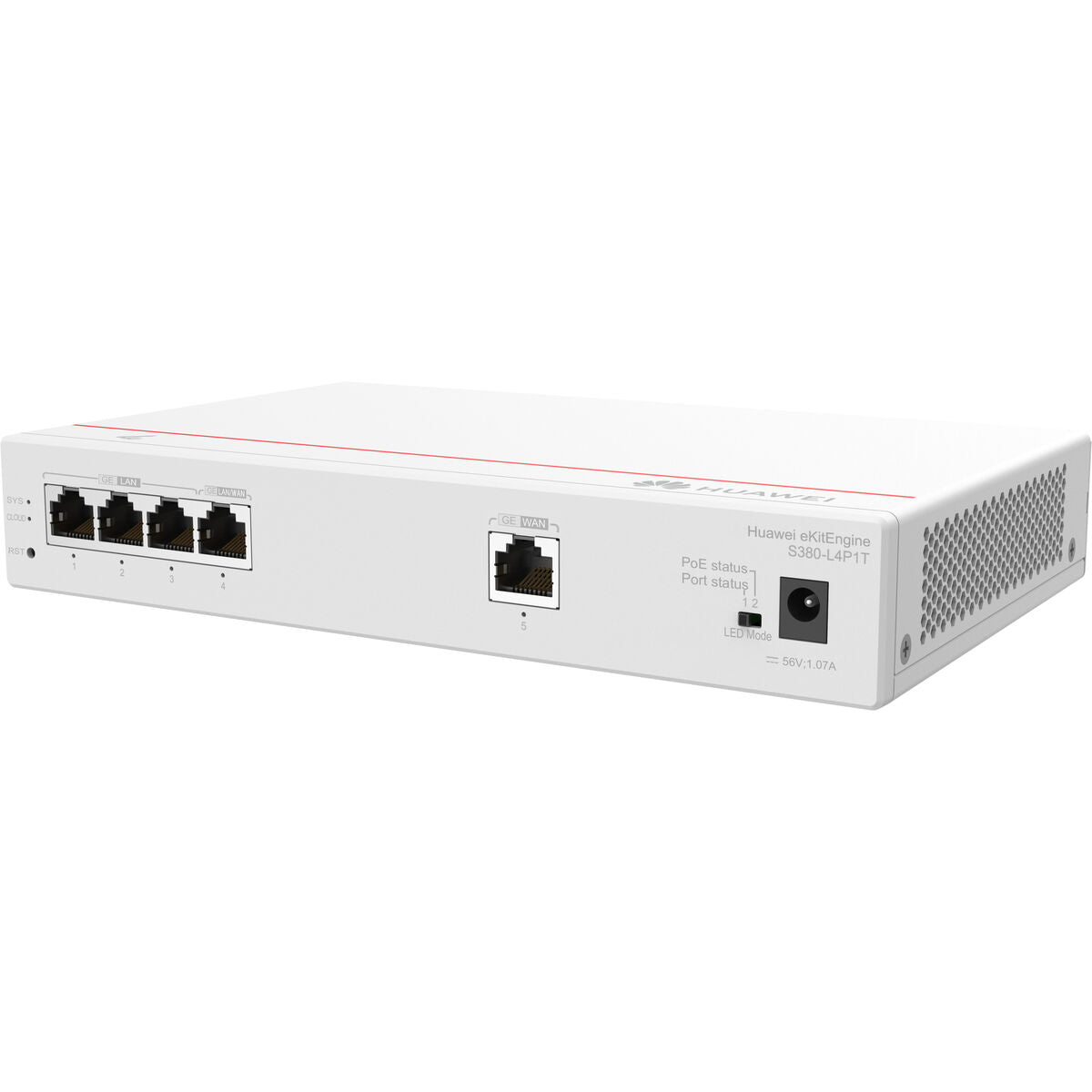 HUAWEI Router S380-L4P1T 1xGE WAN 4xGE LAN PoE+ 50W eKit Stock