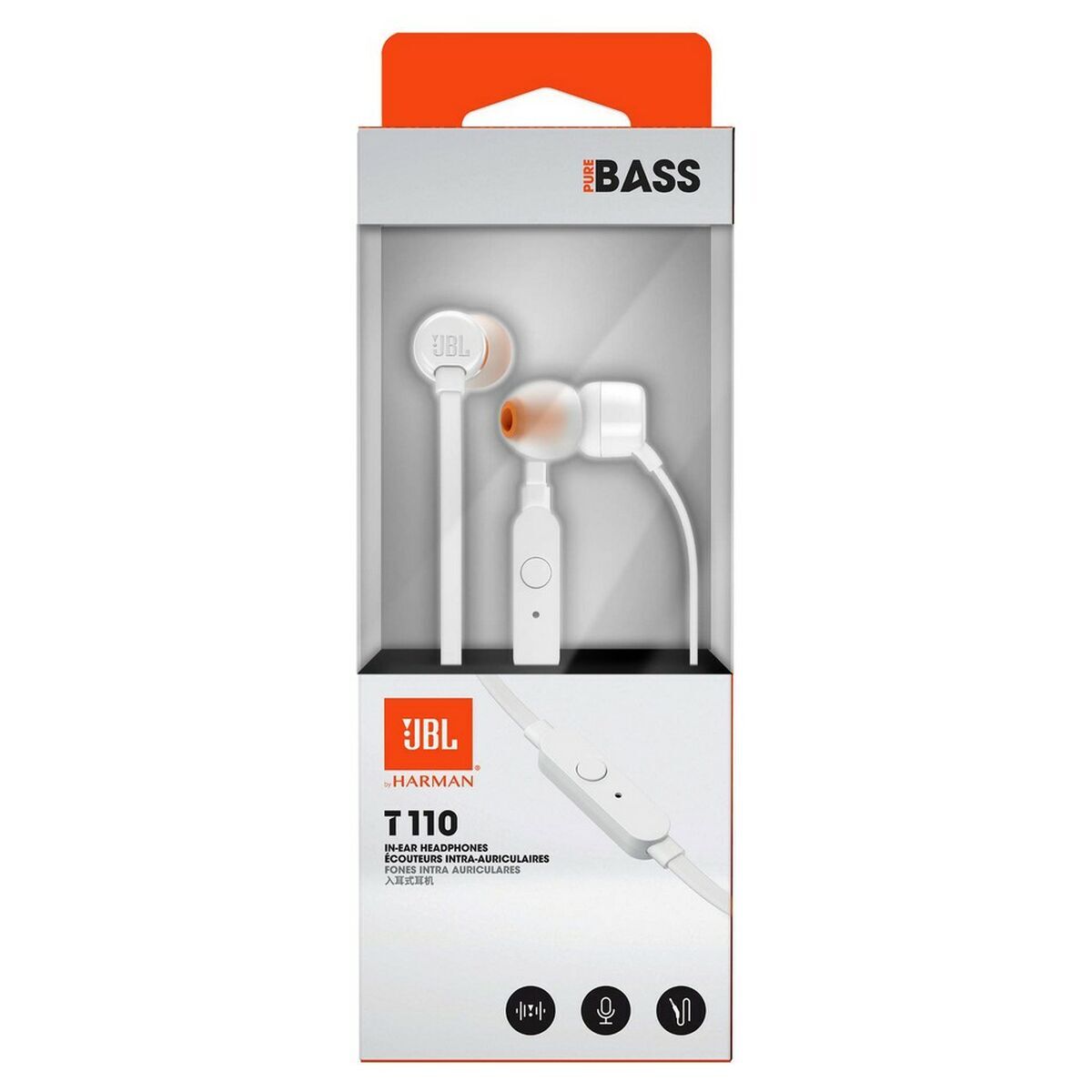 JBL T110 Blanc