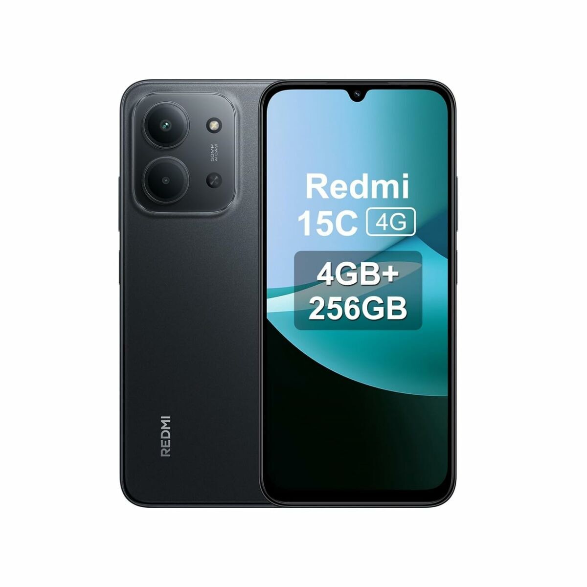 Xiaomi Redmi 15C 4G (6.9''- NFC - 256 Go, 4 Go RAM) Noir