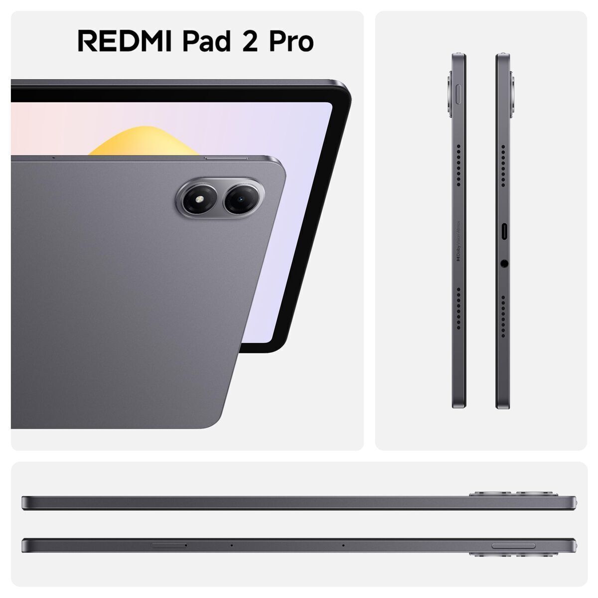 Xiaomi Redmi Pad 2 Pro (WIFI - 12.1'' - 128 Go, 6 Go RAM) Gris