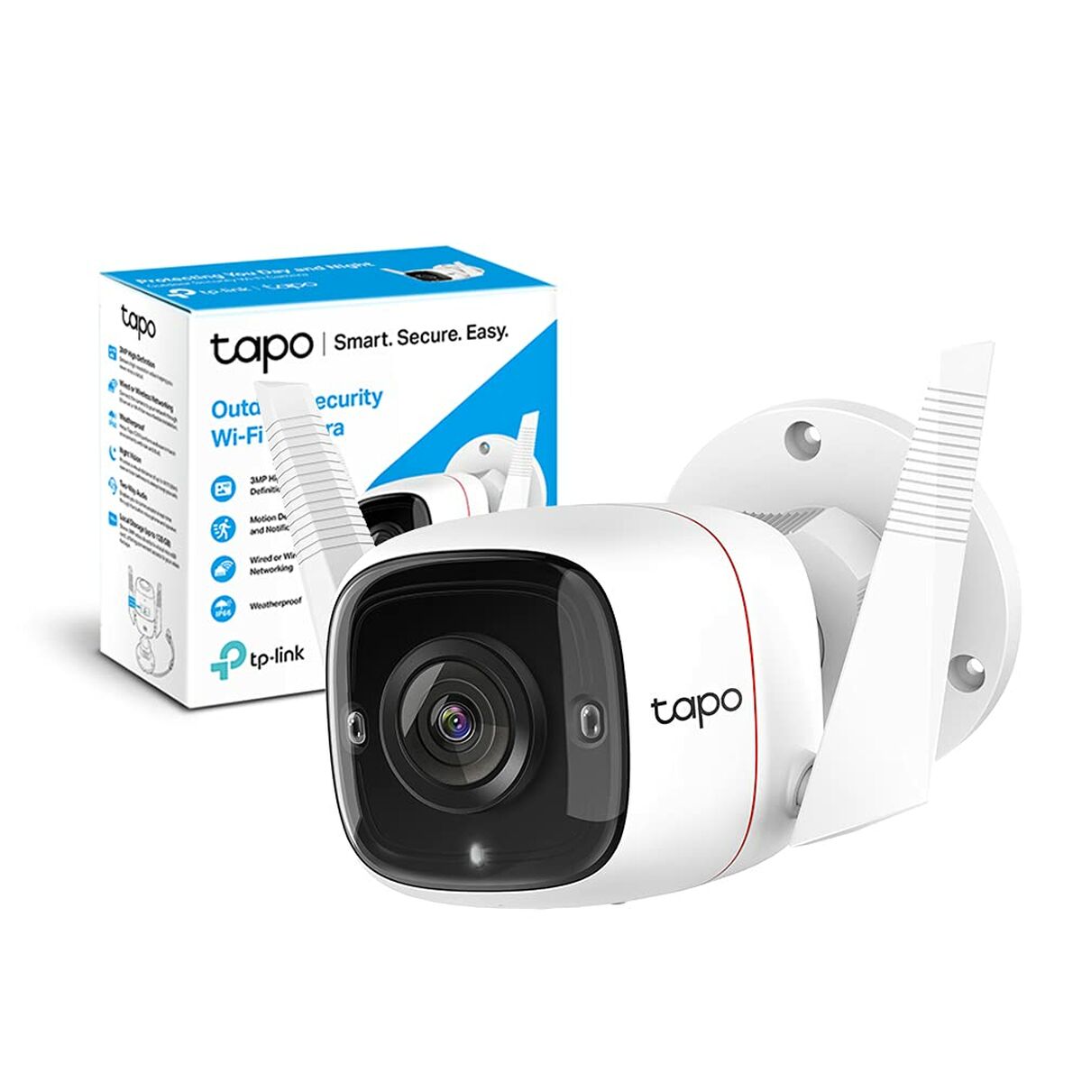 TP-LINK Tapo C310 Outdoor Security WiFi Camera 3MP 2.4GHz microDS slot IP66 FFS Night vision