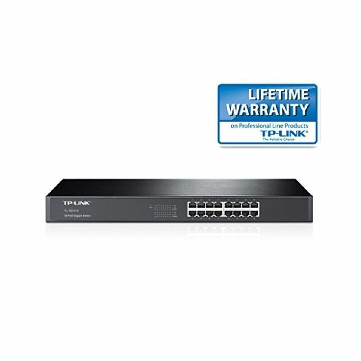 16 Gigabit Switch 19-inch rack-mount