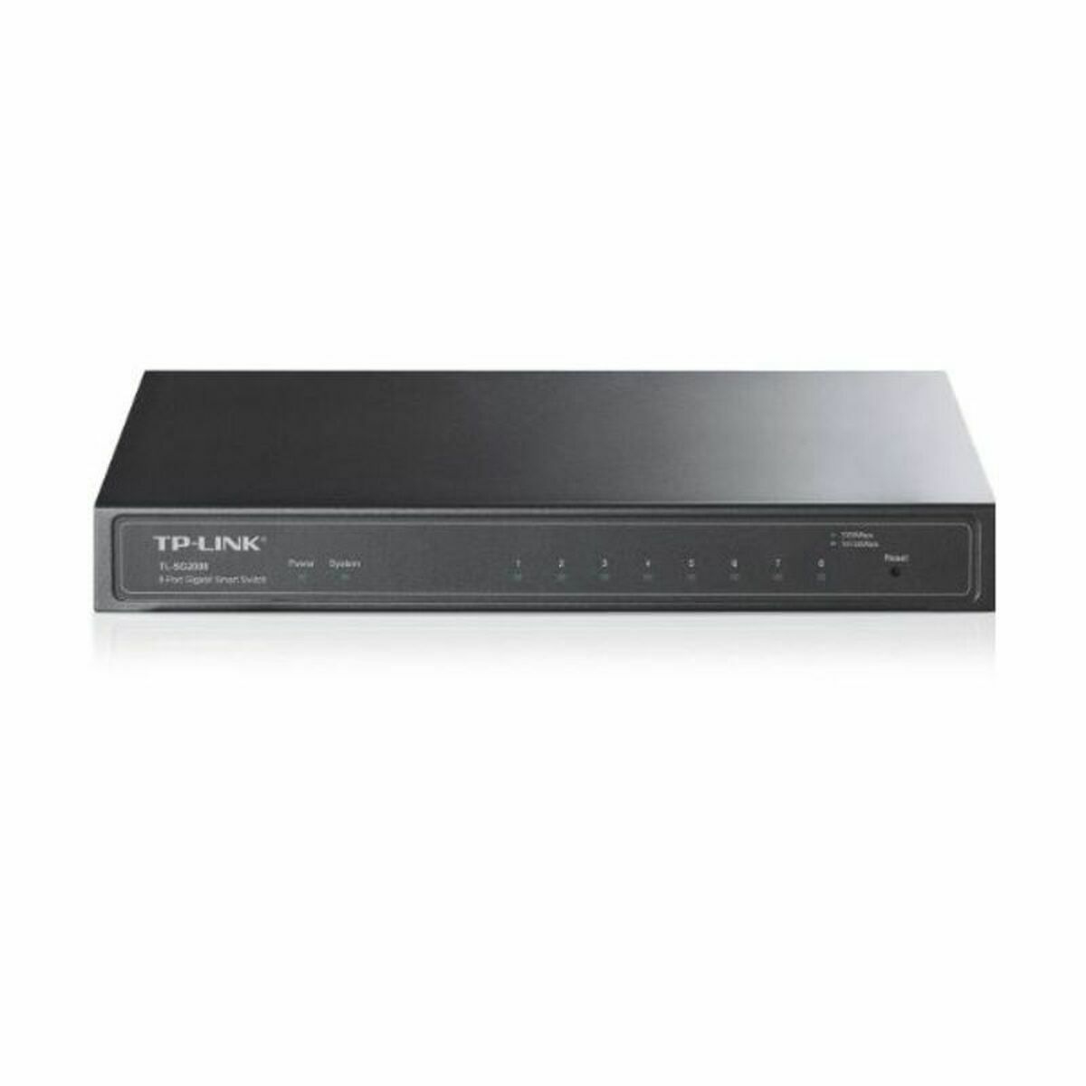 TP-Link JetStream TL-SG2008 commutateur réseau Géré L2/L2+ Gigabit Ethernet (10/100/1000) Noir