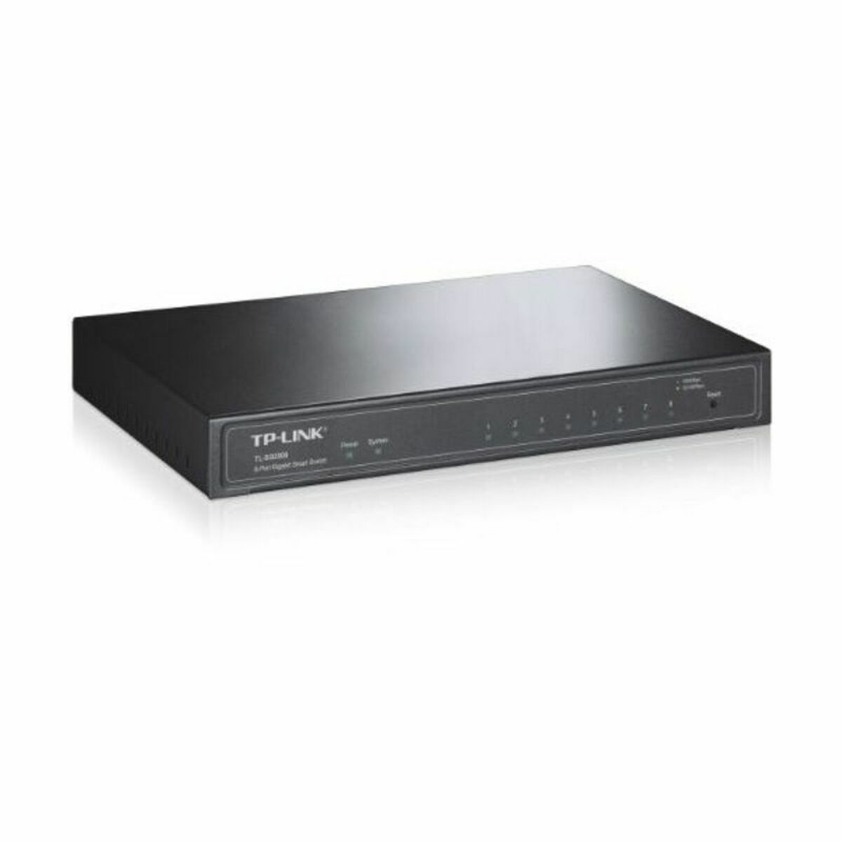 TP-Link JetStream TL-SG2008 commutateur réseau Géré L2/L2+ Gigabit Ethernet (10/100/1000) Noir