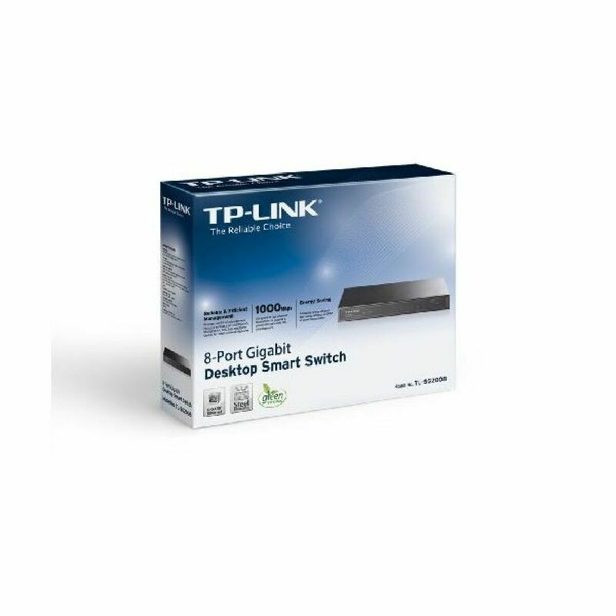 TP-Link JetStream TL-SG2008 commutateur réseau Géré L2/L2+ Gigabit Ethernet (10/100/1000) Noir