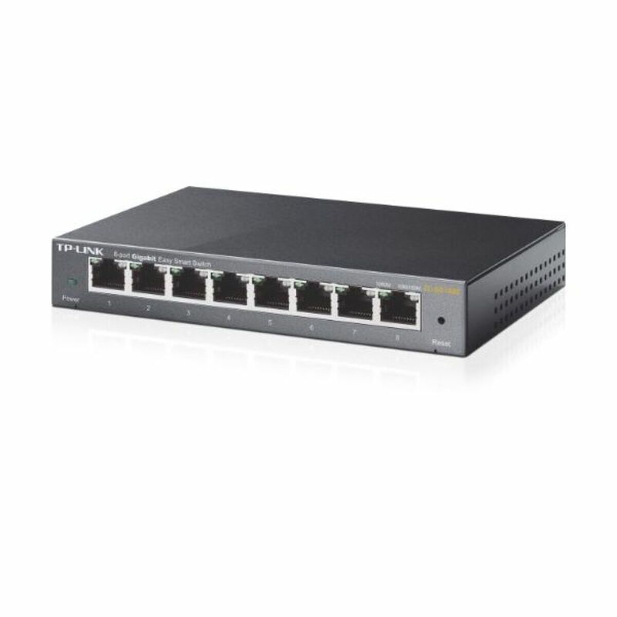 TP-LINK 8-Port Gigabit Easy Smart Switch 8 10/100/1000Mbps RJ45 ports MTU/Port/Tag-based VLAN QoS IGMP Snooping