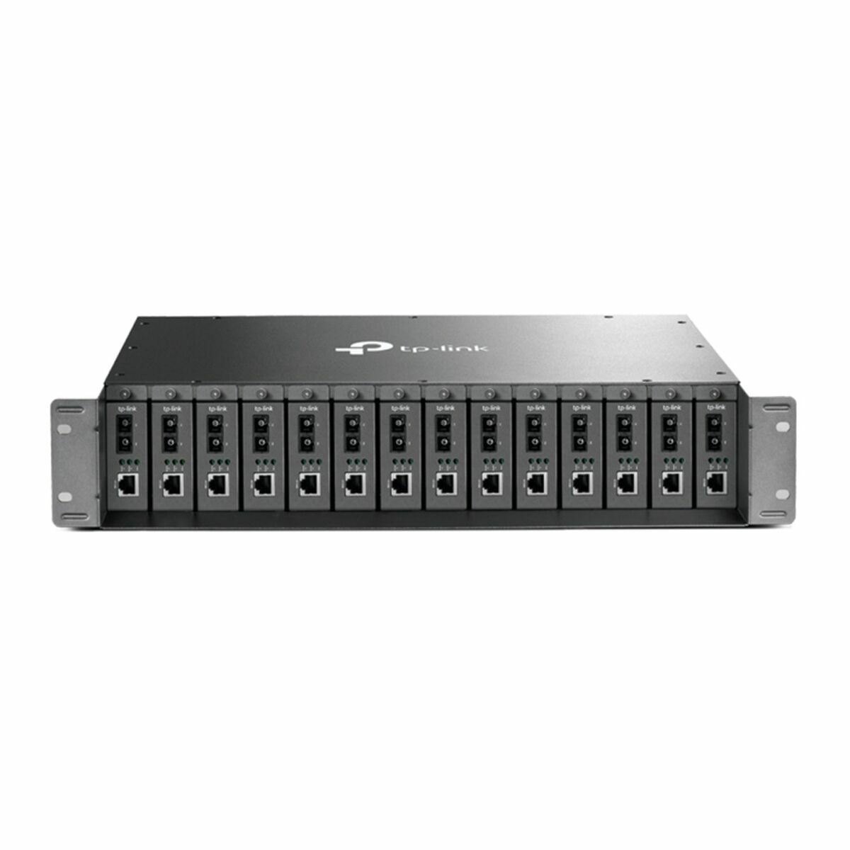 14 slot media converter chassis